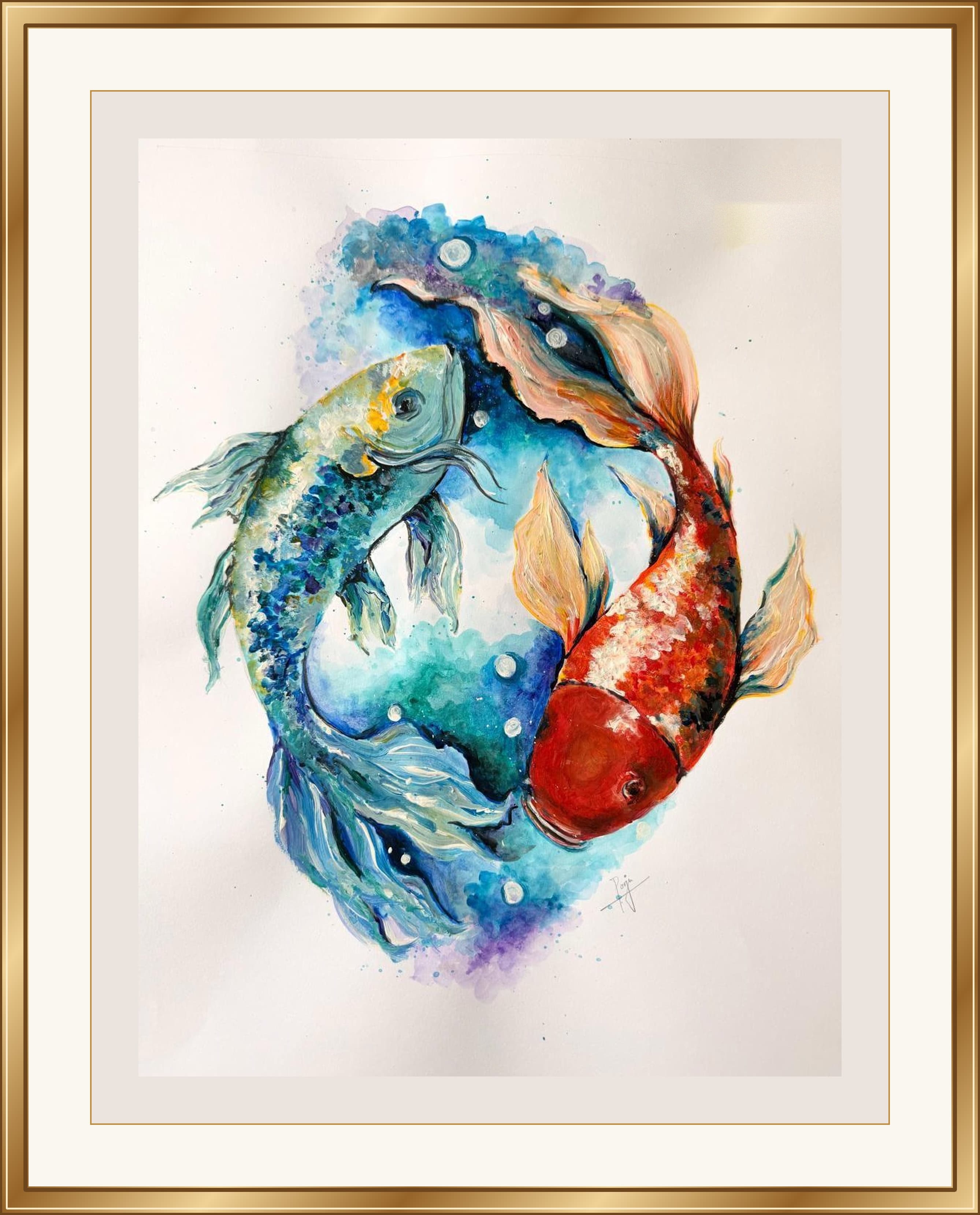 Koi Watercolour