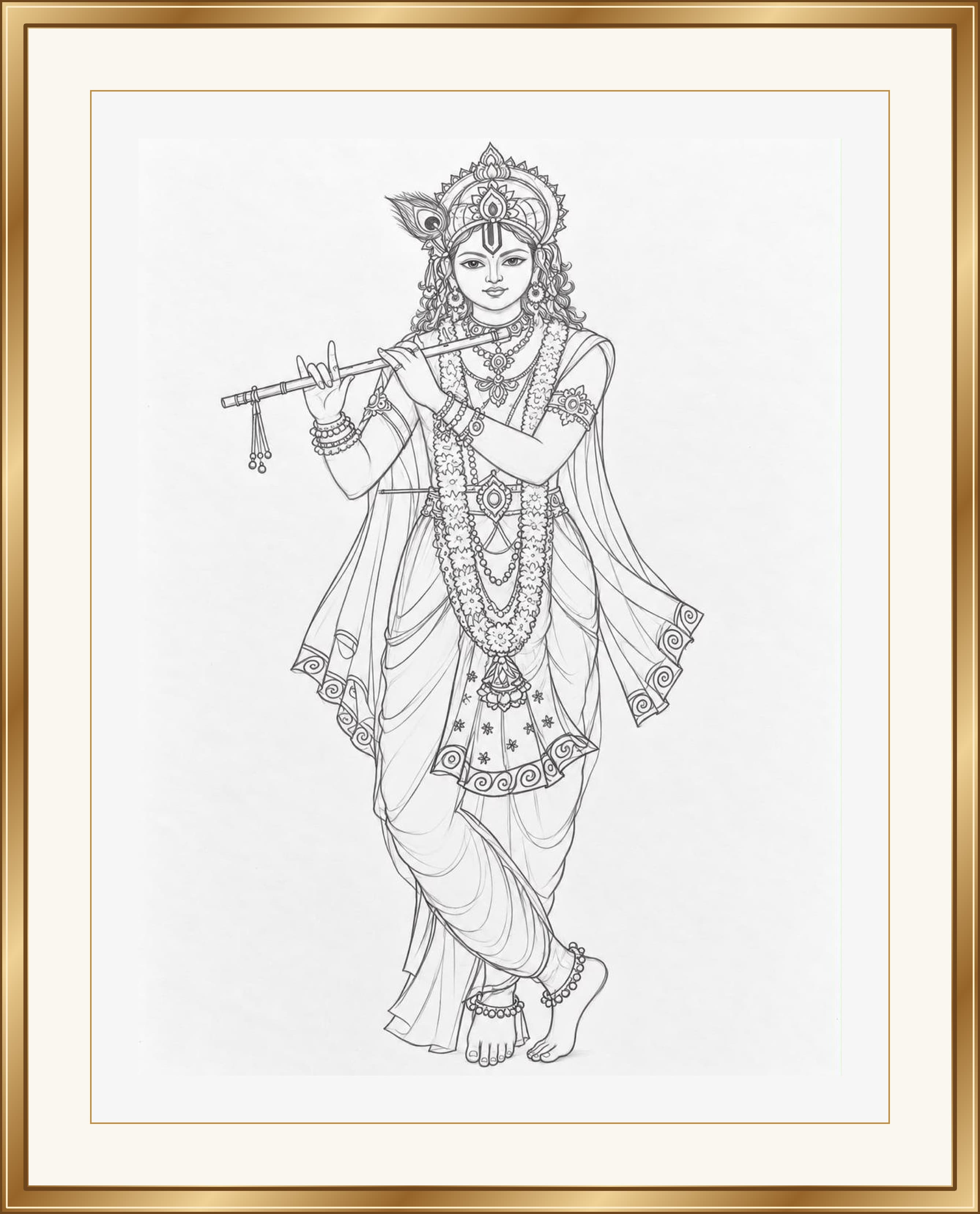 Krishna with Flute